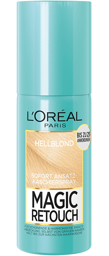 Blondehaare Magic Retouch Ansatz Kaschierspray Hellblond Packshot